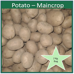 Potato Maincrop 'Cara' Per 2 Kg. Bag